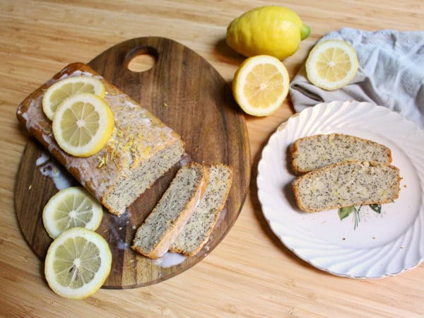 Gâteau moelleux au Citron et graines de pavot vegan