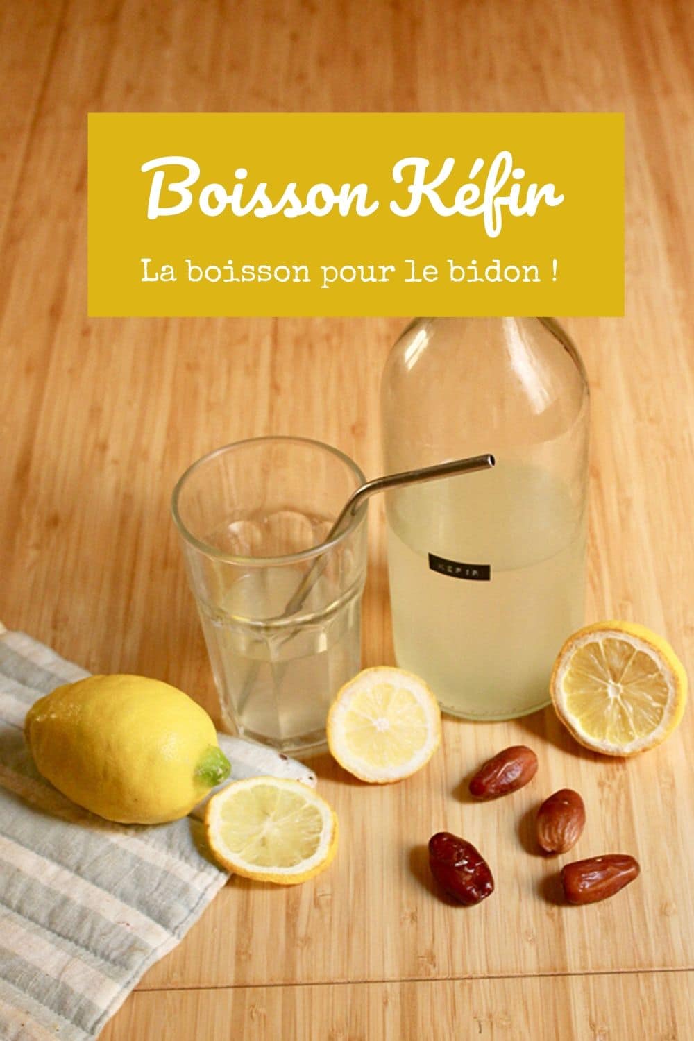 La boisson de kéfir de fruit